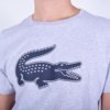 Camiseta Lacoste Sport gris cocodrilo 3D 1