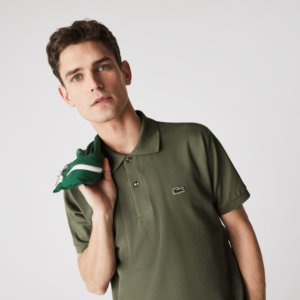 Polo Lacoste L. 12. 12 verde caza 1