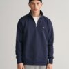 Sudadera Gant halfzip marino 1