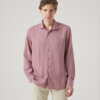Camisa Scotta forest tencel burdeos 1