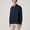 Camisa Scotta forest tencel marino 1