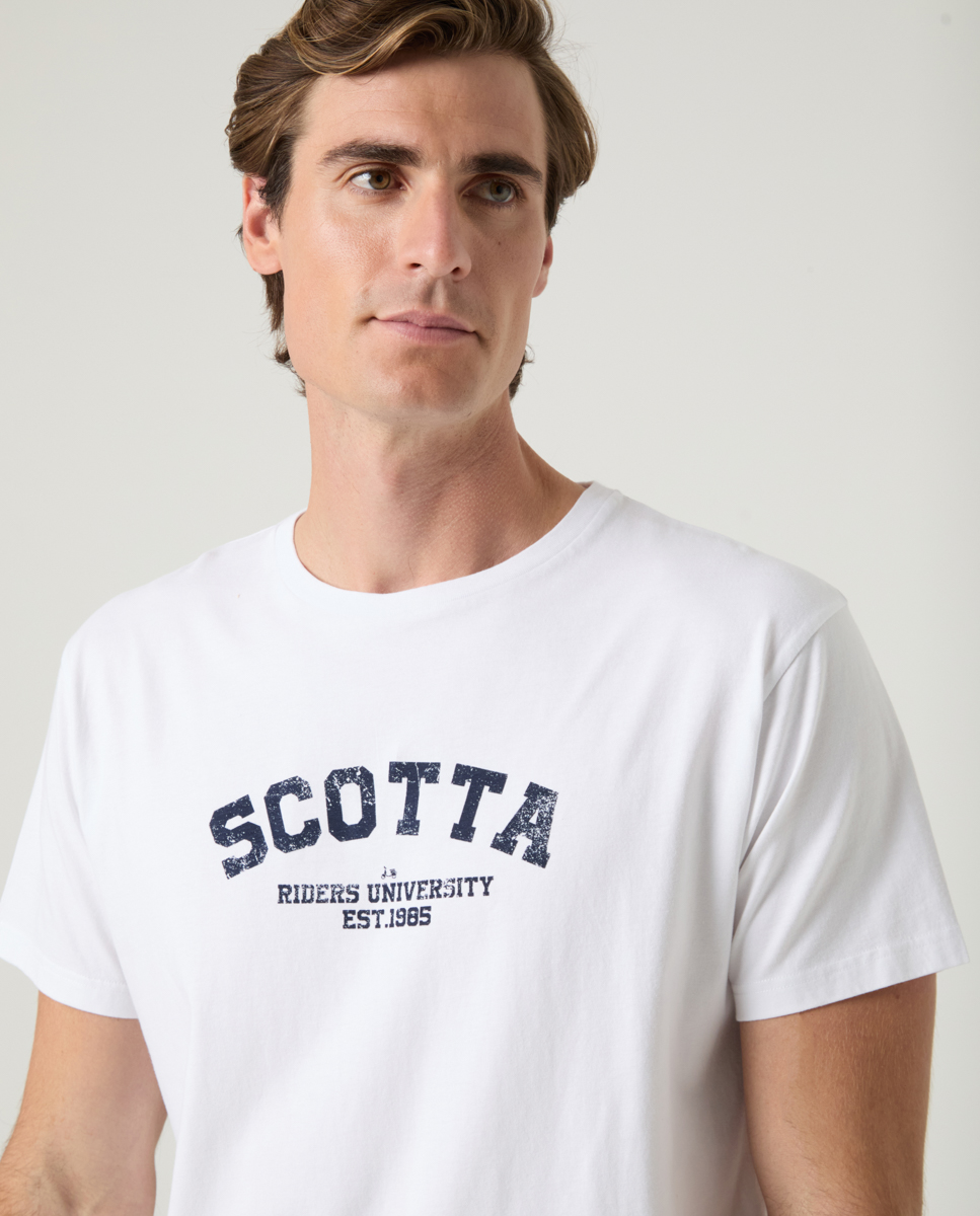 Camiseta Scotta university blanco 2 Camiseta Scotta university blanco 2