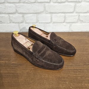 Zapatos LC56 ante chocolate 1